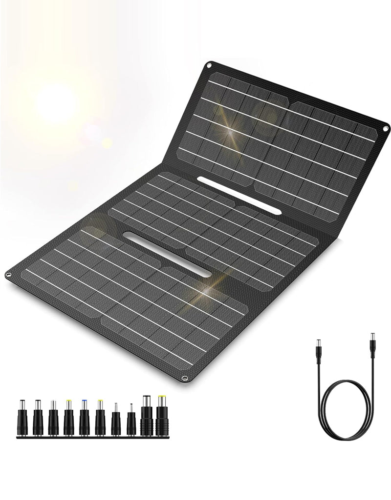 30W Portable Foldable Solar Panel Charger for Outdoor Camping