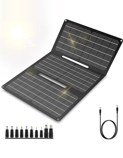 30W Portable Foldable Solar Panel Charger for Outdoor Camping