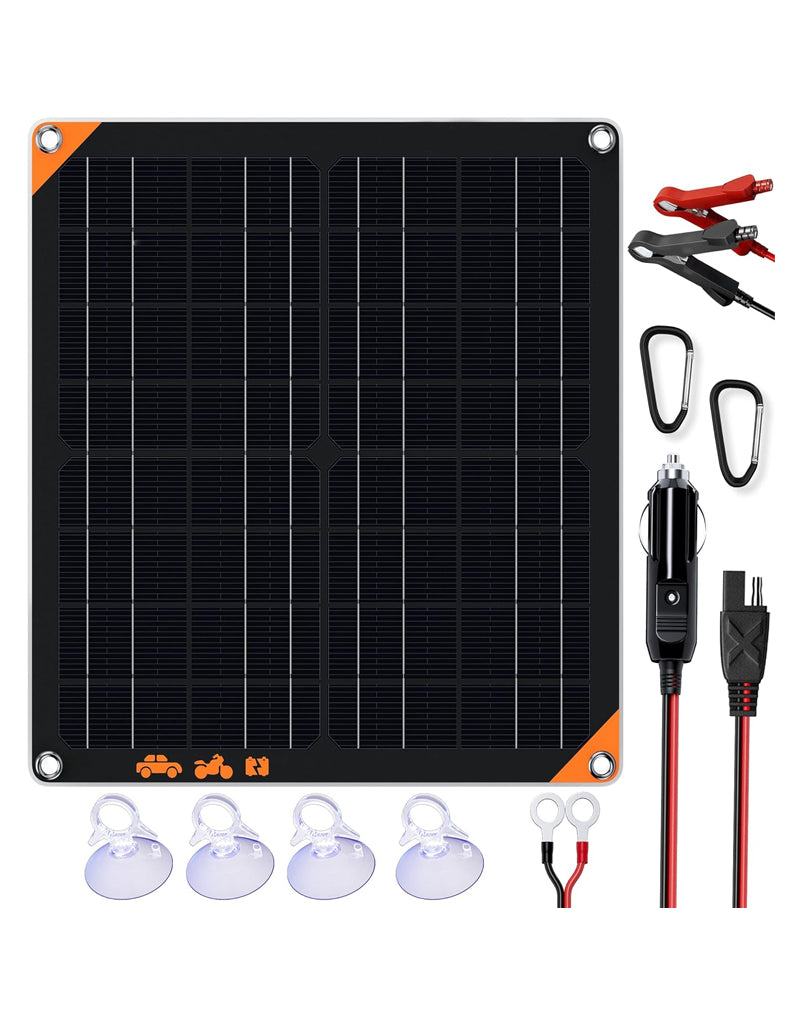 20W 12V Solar Panel Car Portable  Battery Charger