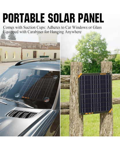20W 12V Solar Panel Car Portable  Battery Charger