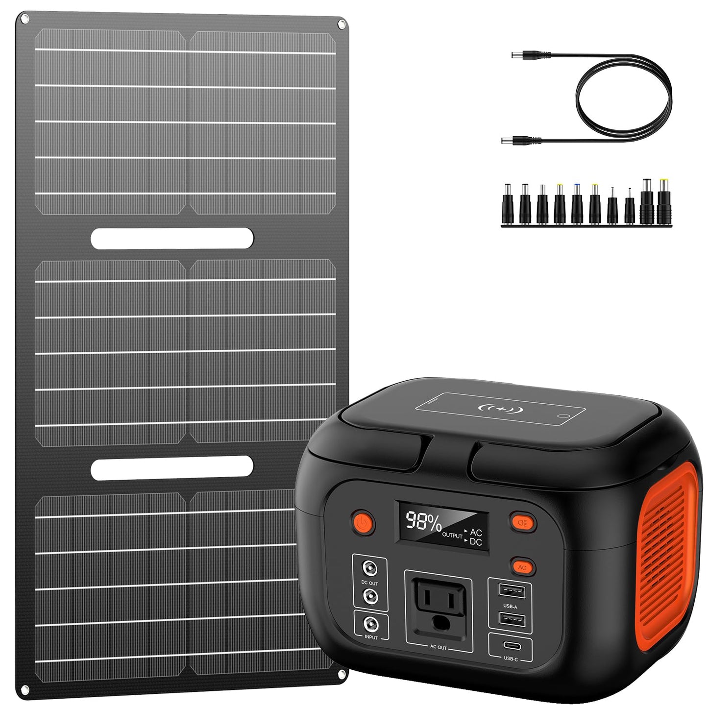 30W Portable Foldable Solar Panel Charger for Outdoor Camping
